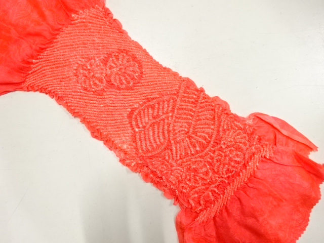 正絹　絞り　帯揚げ